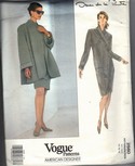 Vogue 2560 Oscar de La Renta Jacket Dress Pattern UNCUT