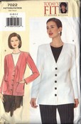 Vogue 7022 Today's Fit Jacket Pattern UNCUT