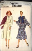 Vogue 7126 Dress Vest Shawl Pattern UNCUT