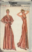 Vogue 7254 Lingerie Gown and Robe Pattern