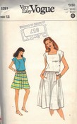 Vogue 8291 Top and Skirt Pattern UNCUT