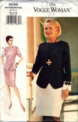 Vogue Woman 9030 Skirt Suit Pattern