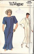 Vogue 9183 Pullover Dress Pattern UNCUT 12-14-16