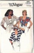 Vogue 9261 Cover-up, Top Pattern UNCUT Large