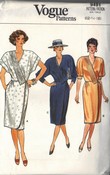 Vogue 9491 Wrap Dress Sewing Pattern Large UNCUT