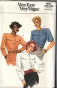 Vogue 9627 Blouse Pattern Classic Style