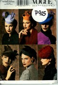Vogue P905 Retro Style Hat Pattern UNCUT