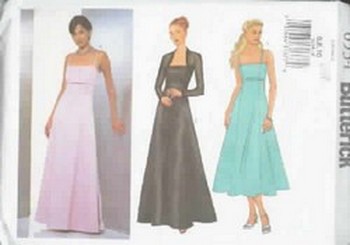 Butterick 6534 Evening Gown Sewing Pattern UNCUT