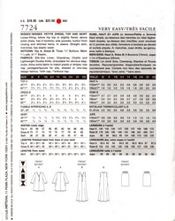 Vogue 7724 Koko Beall Dress Sewing Pattern UNCUT